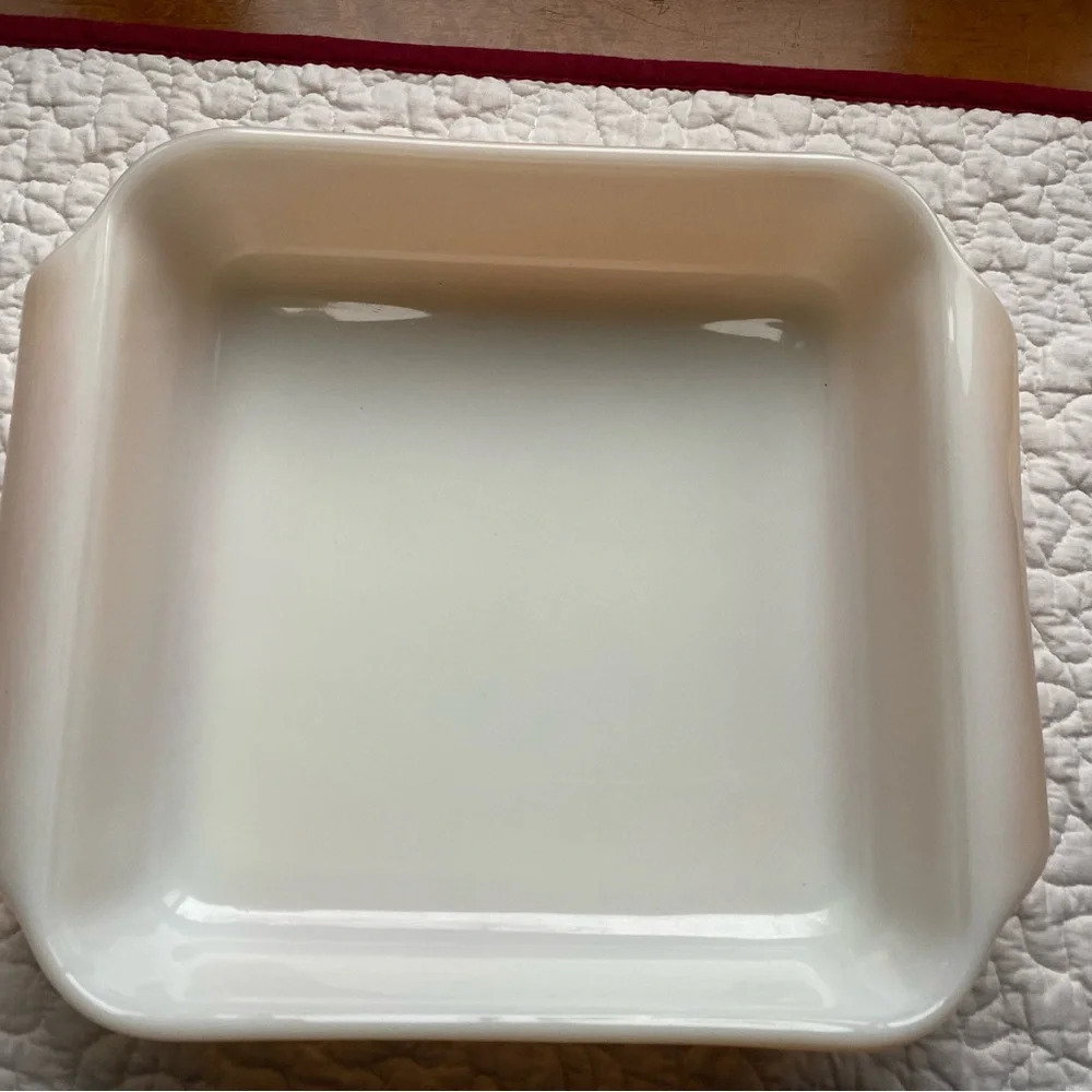 Anchor Hocking Ovenware Square Baking Dish 8"x 8" x 2.25" Peach  Baking Pan - Picture 2 of 7